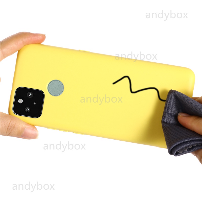 Ốp điện thoại silicon cao su mềm mặt nhám cao cấp cho Google Pixel 5a / 4a / 4 / 4 Xl 5G Pixel 4 / 5/ 4a / 5a
