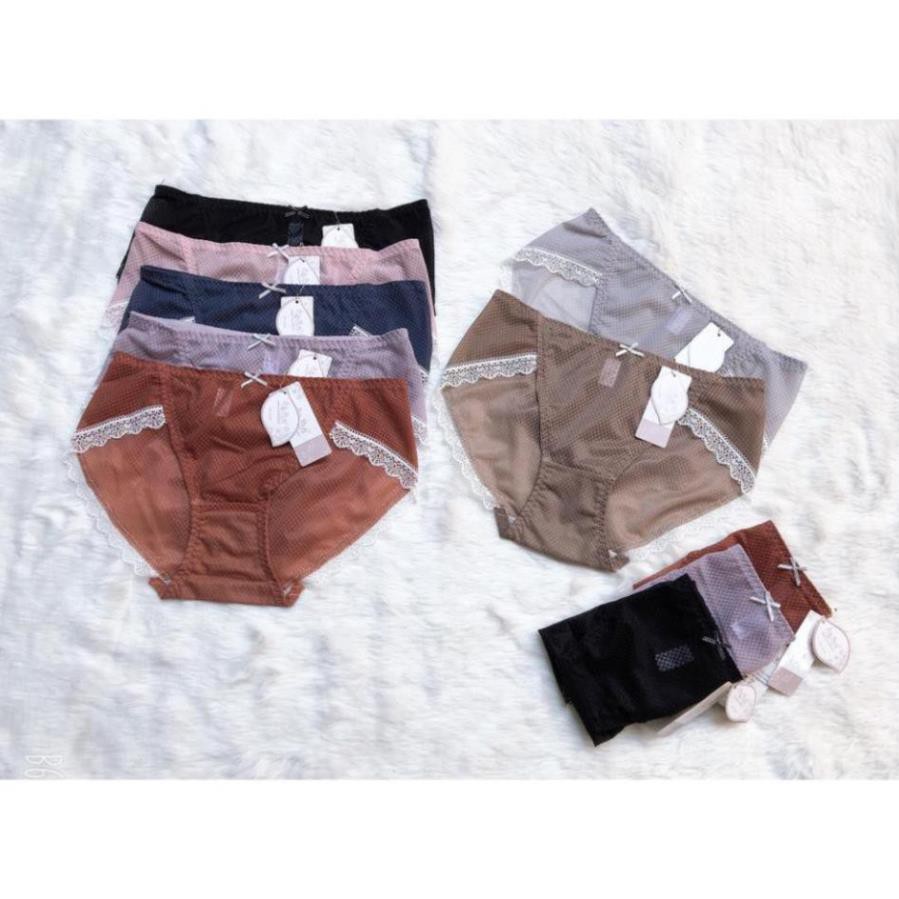 Quần lót pha ren hoa nữ đẹp thông hơi siêu mỏng, quần lót organic sexy xịn chính hãng QL2 nb1 mh1 | BigBuy360 - bigbuy360.vn