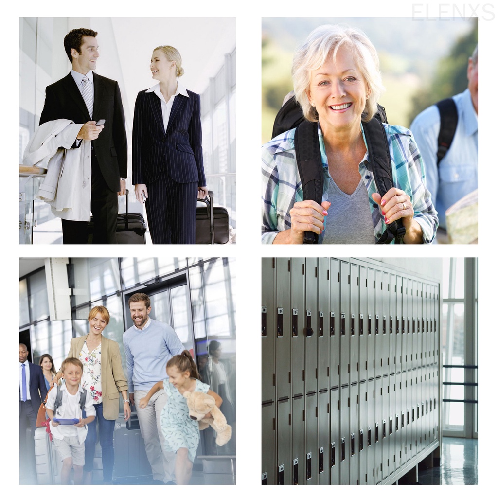 Ổ khóa mật khẩu 4 chữ số bằng nhôm cho vali