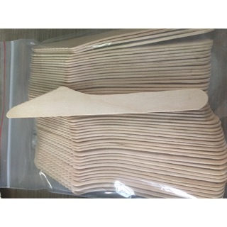 Dao gỗ dùng 1 lần (50 cái /1 túi)
