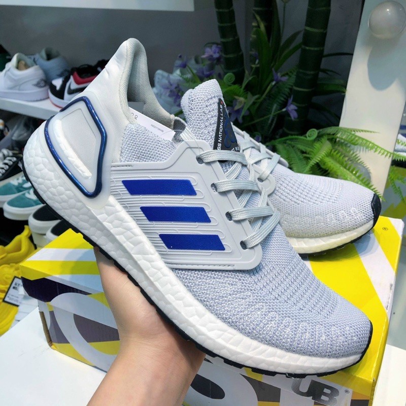 Giày thể thao sneaker ultra boost 6.0 xám xanh biển