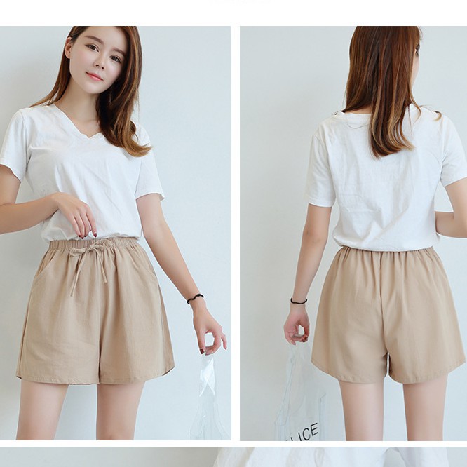 QUẦN SHORT Nữ Chất vải Đũi, Đẹp Mát, Thời Trang, Có Bigsize 86KG | BigBuy360 - bigbuy360.vn