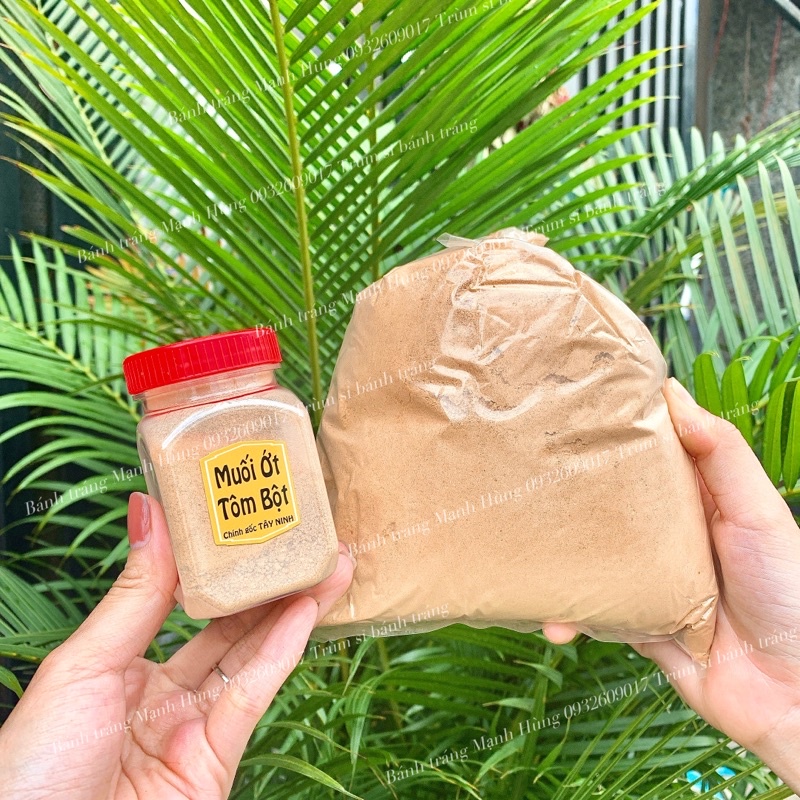 Muối ớt tôm bột chính gốc Tây Ninh