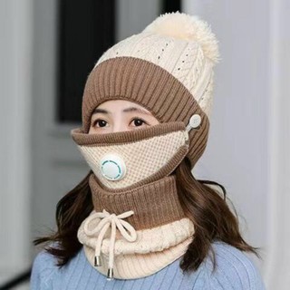 Mũ nen nữ có chùm cổ và bịt mặt