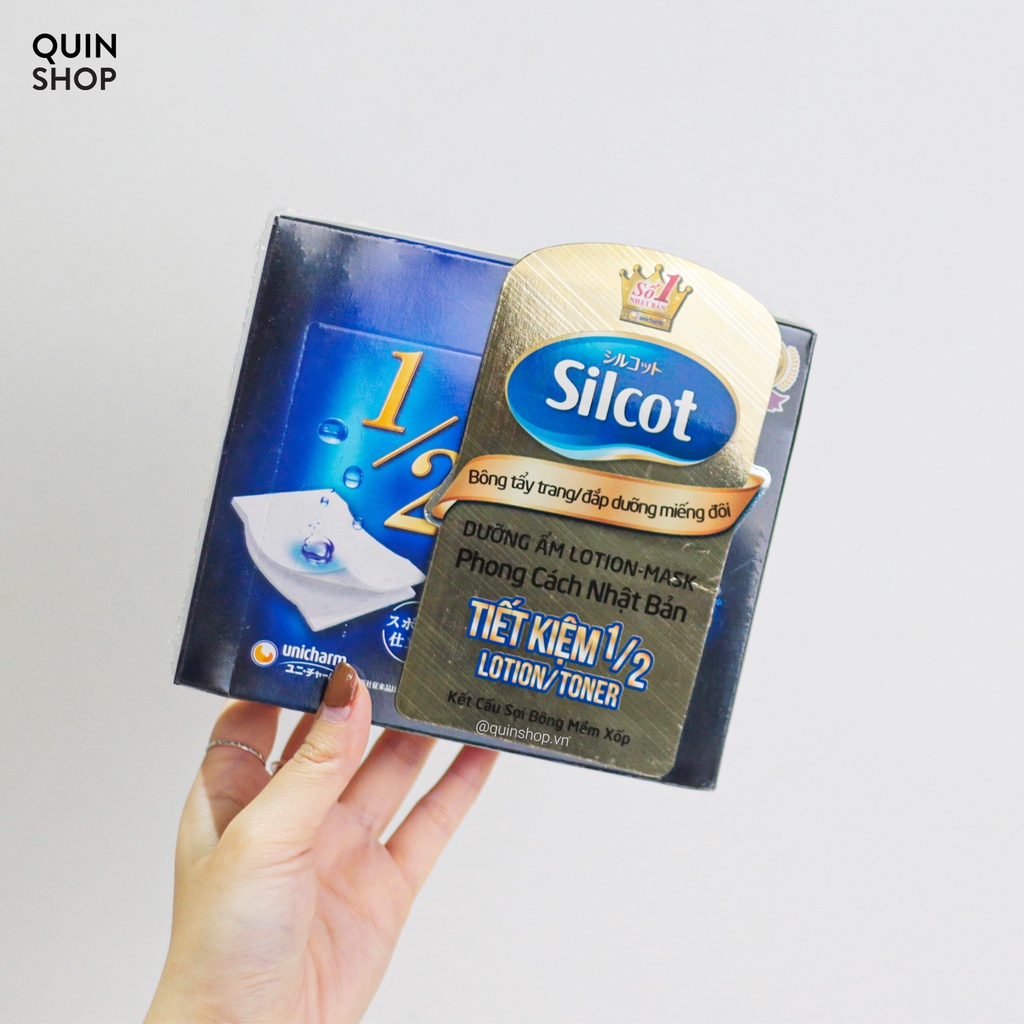 Bông Tẩy Trang Silcot Unicharm