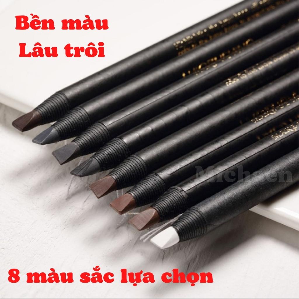 Chì xé kẻ mày phẩy sợi cứng sắc nét Haozhuang Bút kẻ lông mày chuyên dùng cho makeup trang điểm Michaen