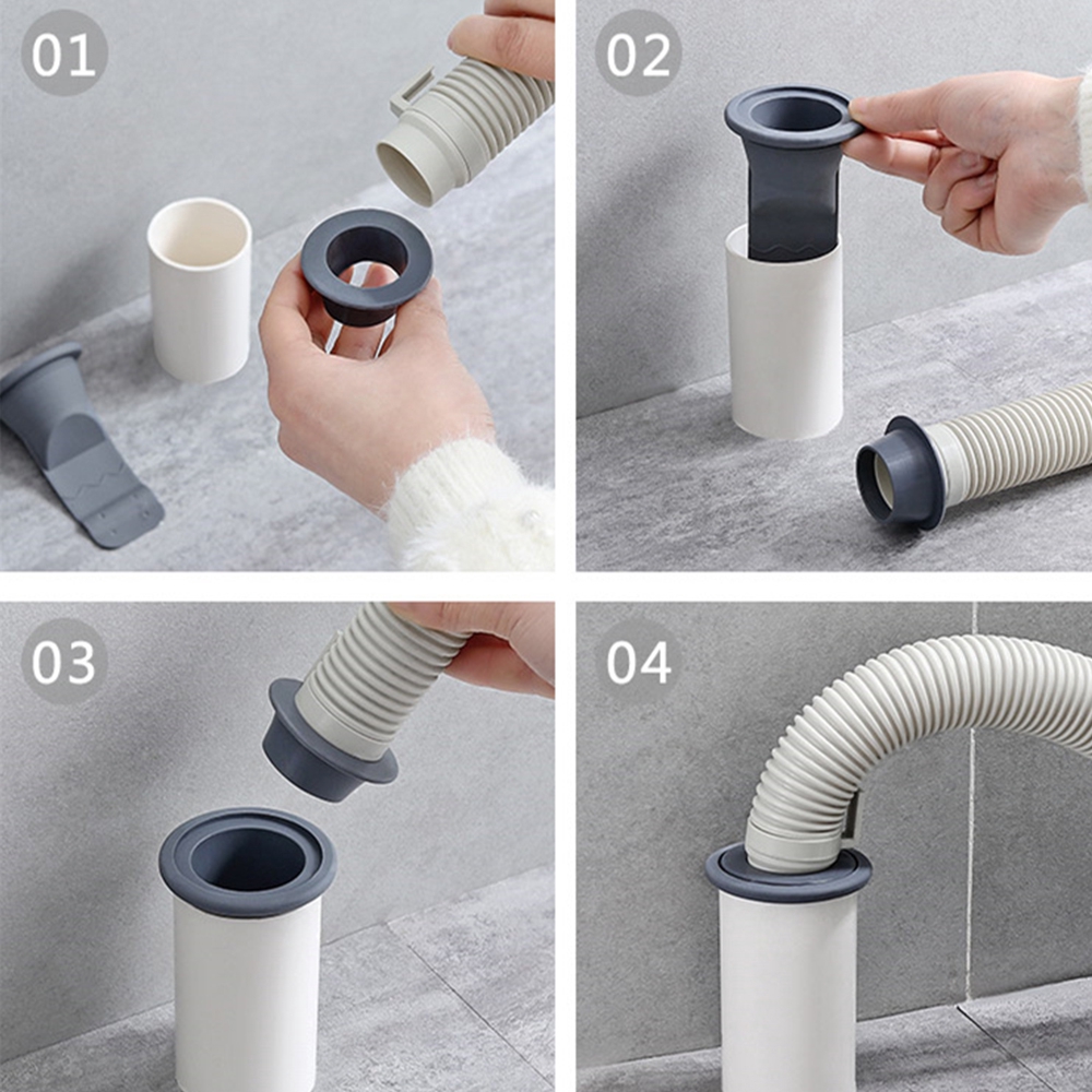 Ống Thoát Nước Khử Mùi Bằng Silicone Cho Phòng Tắm/Toilet
