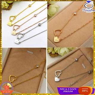 ( GIÁ SỐC) DÂY CHUYỀN TITAN TRÁI TIM CÁCH ĐIỆU TN096