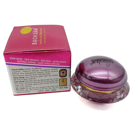 Kem Bạch Sâm K8, Nám, Tàn Nhang, Đồi Mồi, Chống Nhăn, Dưỡng Trắng, Phục Hồi Da 25g