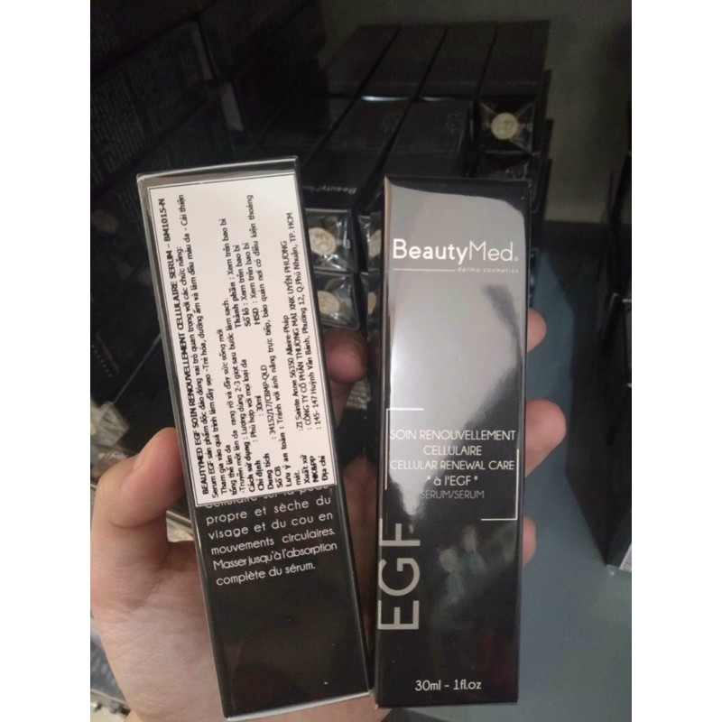 Serum EGF BeautyMed - Tế Bào Gốc Tăng Trưởng Biểu Bì; Mờ Sẹo Rỗ, Giảm Nếp Nhăn; Da Căng Mịn