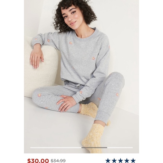 QUẦN NỈ UNISEX HÌNH THÊU CẦU VỒNG