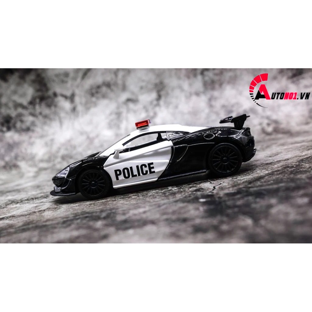 MÔ HÌNH XE MCLAREN 570S POLICE 1:36 JACKIEKIM 7604