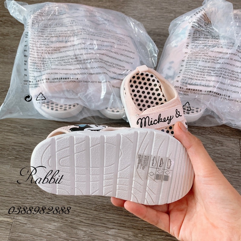 Sandal Minnie chấm bi siêu nhẹ- RABBITSHOP