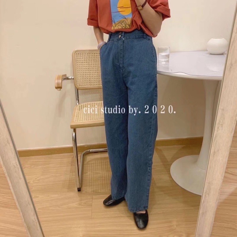 Quần jeans lưng chun
