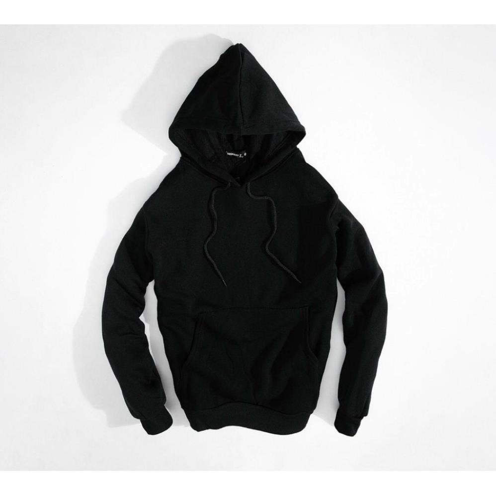 Áo Hoodie unisex nam nữ đôi cặp form rộng trơn trắng đen có mũ đẹp chất nỉ phong cách trẻ trung Hàn Quốc | BigBuy360 - bigbuy360.vn