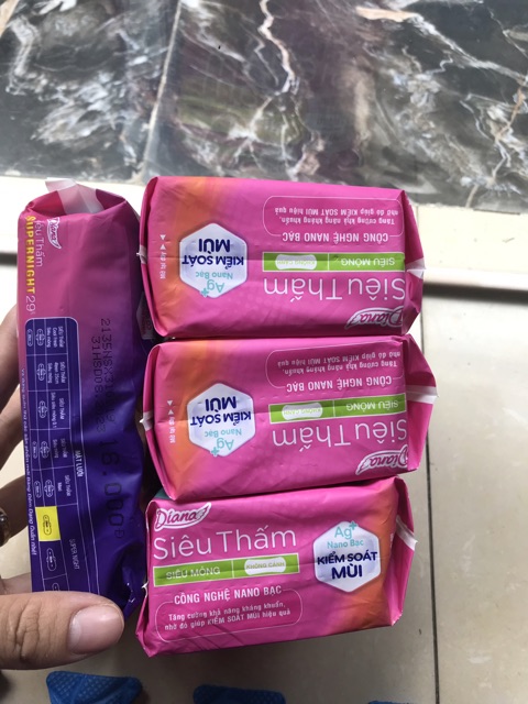 TẶNG BVS ĐÊM 16k KHI MUA 3 gói DIANA SIÊU THẤM 19k băng vệ sinh