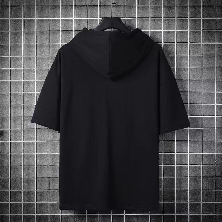 Áo Hoodie Cotton Mỏng Dáng Ngắn Thời Trang Mùa Hè Phong Cách Hàn Quốc Cho Nam Giới