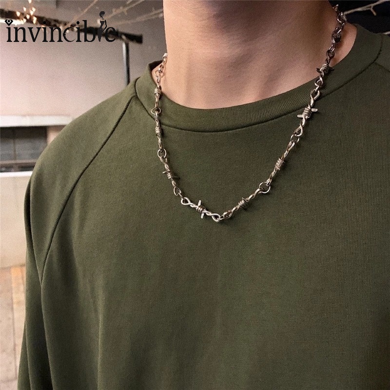 Vòng cổ Sợi Gai Kim Loại Gai Nhỏ Phong Cách Âu Mỹ Thời Trang