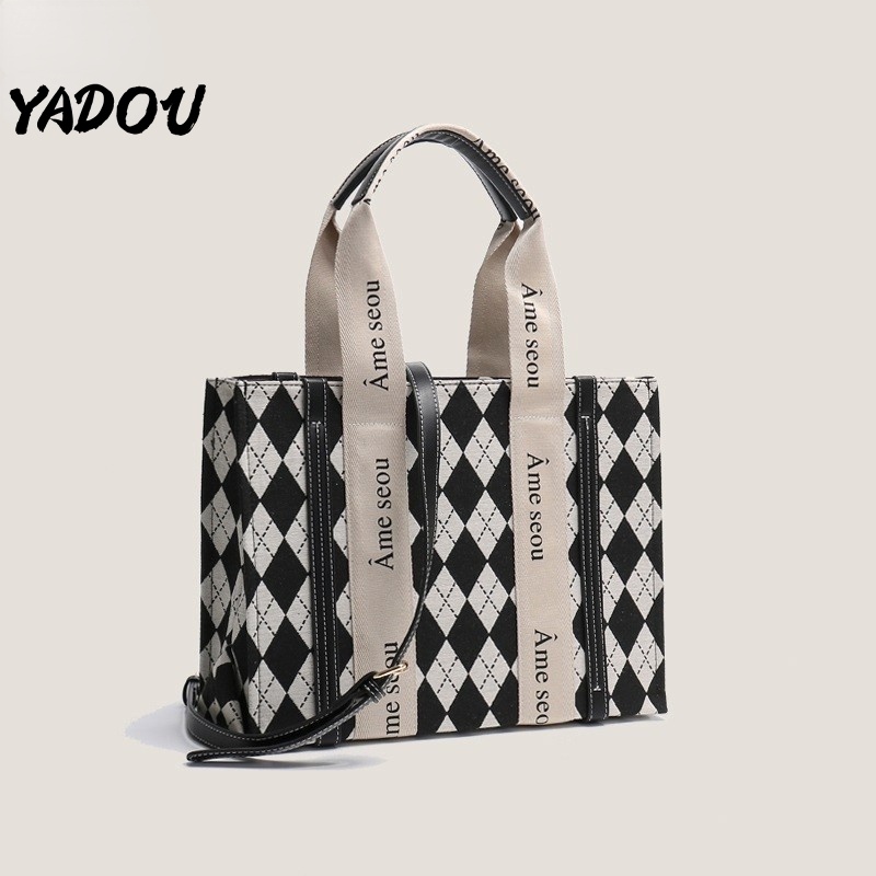 YADOU Túi Xách Vải Canvas Cỡ Lớn Thời Trang Cao Cấp Cho Nữ