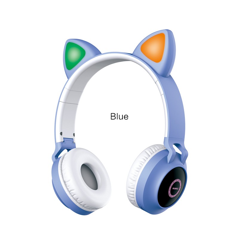 Tai nghe Mèo bluetooth ⭐ FREE SHIP ⭐ Bass chắc dung lượng pin khủng KAKU mã KSC -548