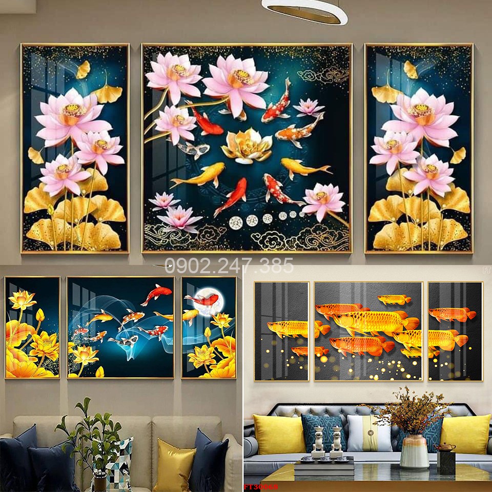 Tranh Tráng Gương Laminate Cao Cấp  Tranh Treo Tường Decor Trang Trí Phòng Khách