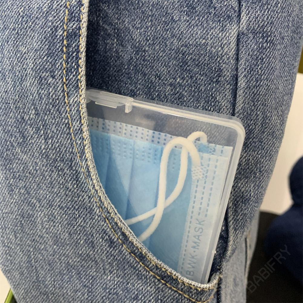 (Hàng Mới Về) Hộp Đựng Mặt Nạ Chống Bụi Thiết Kế Nhỏ Gọn Tiện Dụng