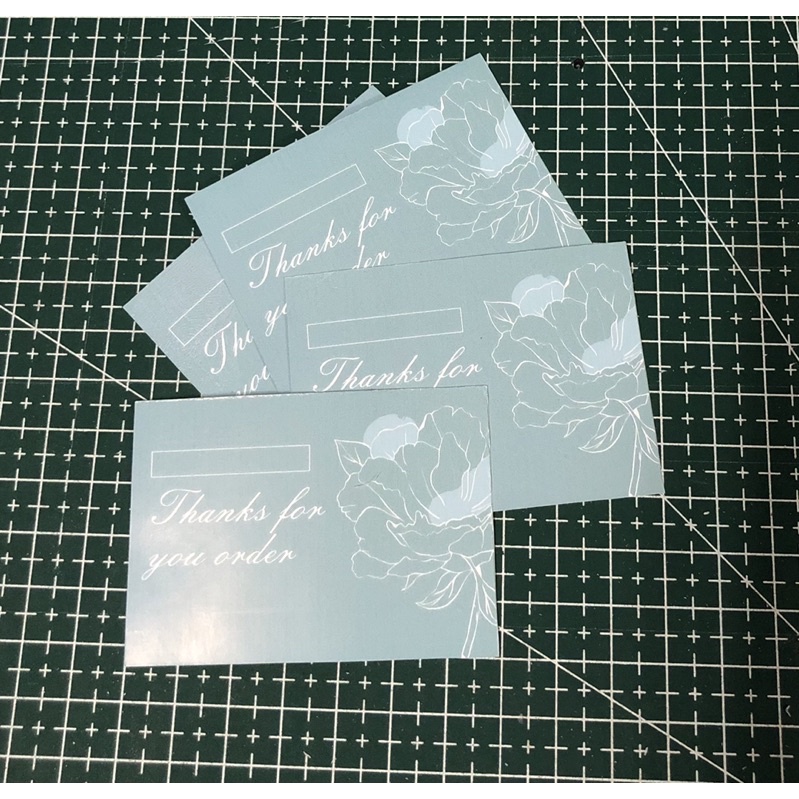 Combo 50 card thankyou 50x70mm giấy C250