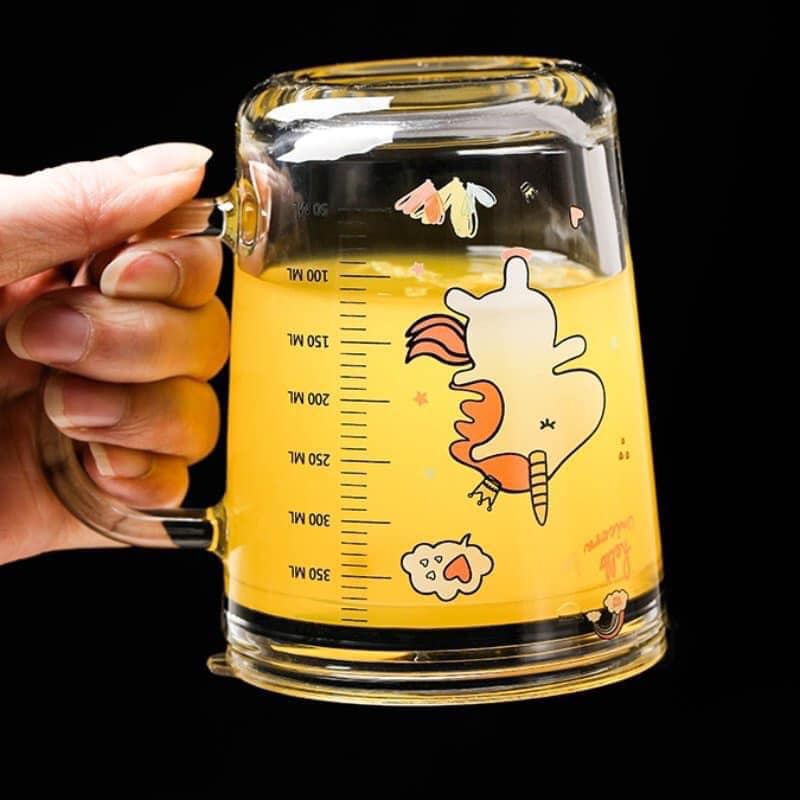 CỐC THUỶ TINH CHIA VẠCH 3 IN 1 SIÊU TIỆN