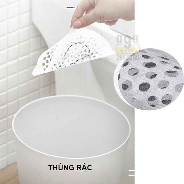 Combo 30 Tấm Lót Dán Chặn Rác,Miếng lót,lưới,màng chặn rác,ngăn tóc cống thoát nước nhà tắm,nhà vệ sinh toilet,Túi Rác