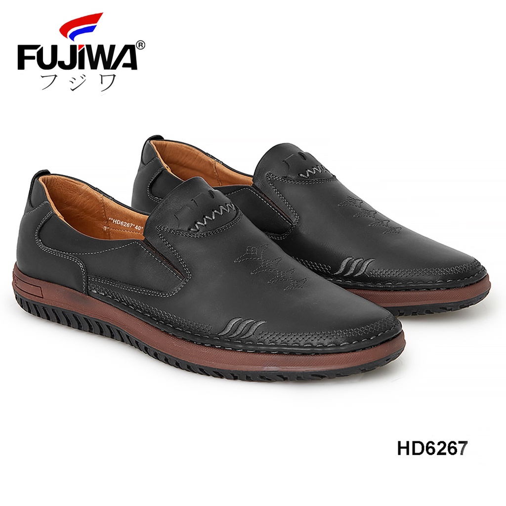 Giày Lười Da Bò Nam FUJIWA - HD6267. Form Giày Rất Đẹp. Được Đóng Thủ Công (Handmade). Có Size:  38, 39, 40, 41, 42, 43