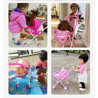 Xe Đẩy Đồ Chơi Mini Trang Trí Nội Thất Cho Nhà Búp Bê