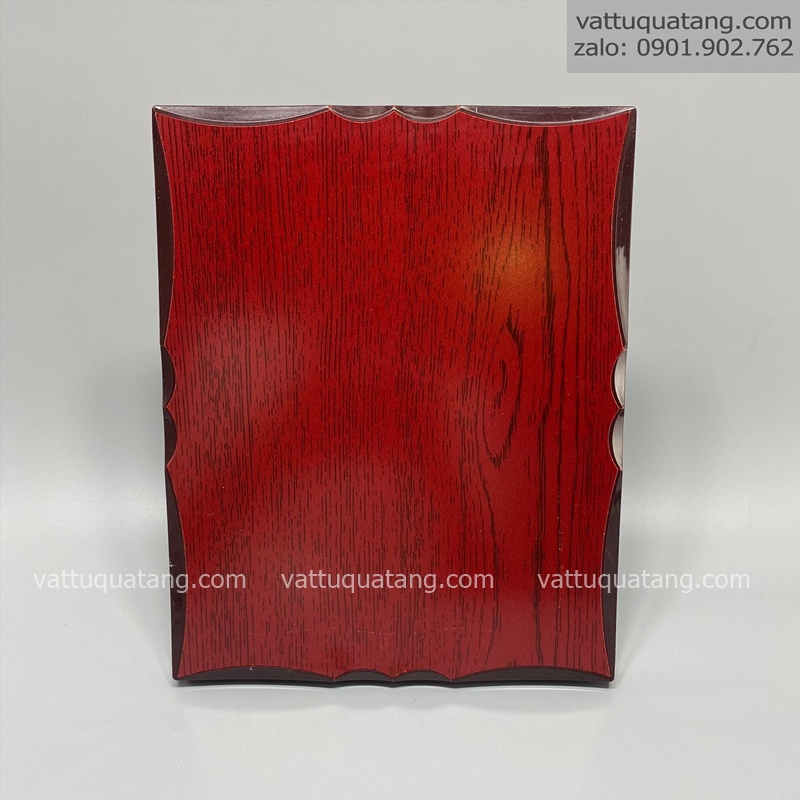 Combo 5 cái Phôi bảng chứng nhận, bảng vinh danh, kỷ niệm chương, biểu trưng gỗ chữ nhật G2