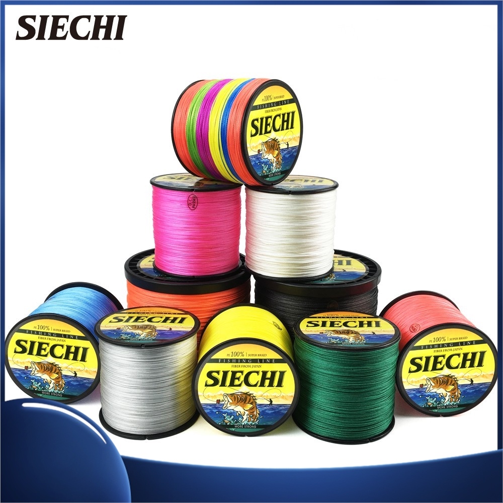 Cuộn Dây Câu Cá Bện 4 Sợi PE 4X 100M 300M 4 Benang Sulam