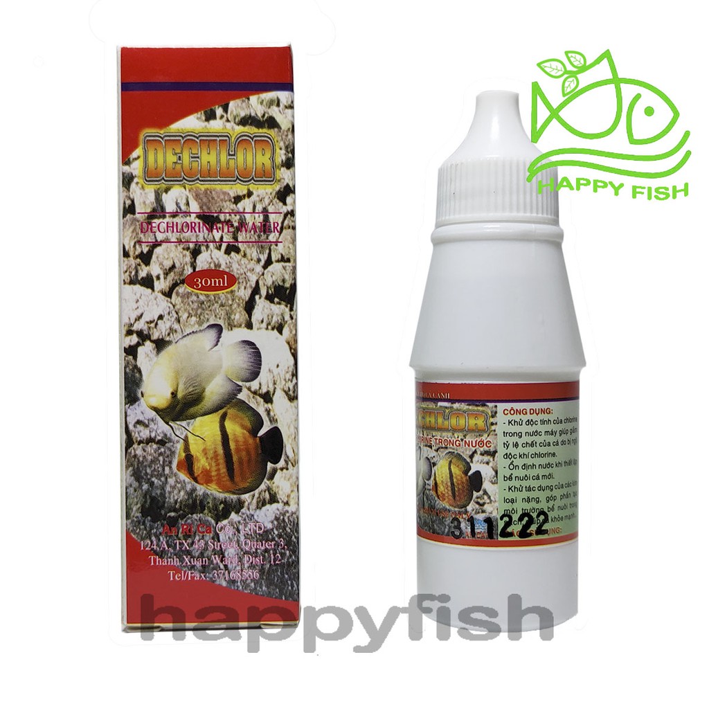 Dung dịch khử CLO giá rẻ DECHLOR dùng cho bể cá cảnh