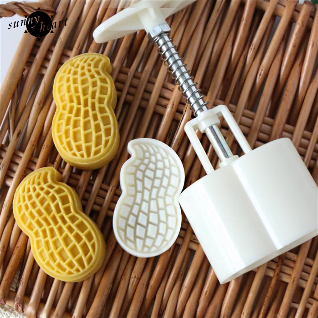 Khuôn Làm Bánh Trung Thu / Bánh Trung Thu Hình Hạt Đậu Phộng Chịu Nhiệt