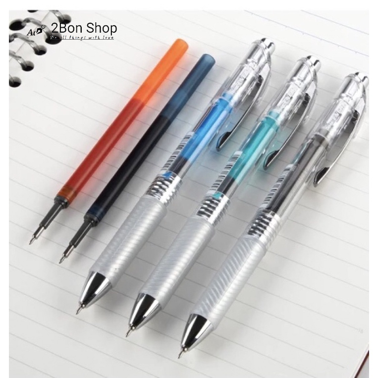 Pentel Energel Infree BLN75TL - 10 màu | Bút Bi Gel Pentel Siêu Mượt, Nhanh Khô
