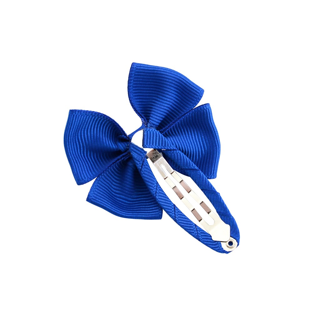 Kẹp tóc KIDSBOWS đính nơ màu trơn tùy chọn xinh xắn cho bé gái