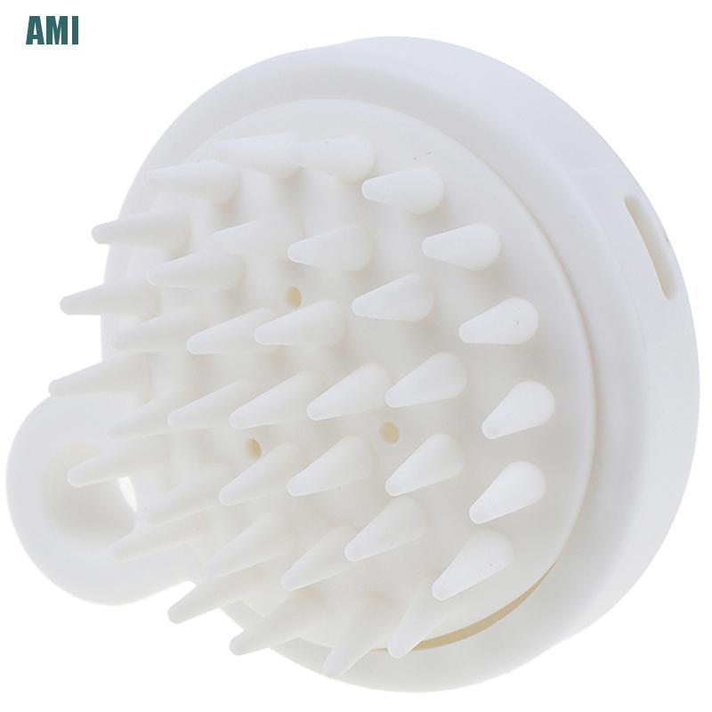 Lược tắm mát-xa da đầu bằng silicon thư giãn tiện lợi