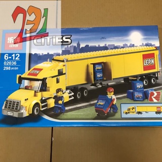 Mẫu Xếp Hình Lepin 02036 Xe Tải 20 bánh