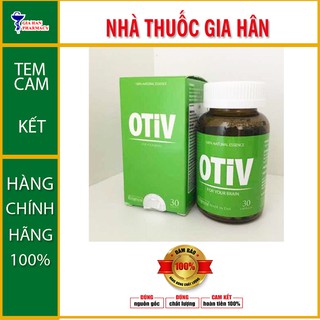 OTIV - Giúp cải thiện tình trạng thiếu máu não, đau nữa đầu và cải thiện trí nhớ (hộp 30 viên)