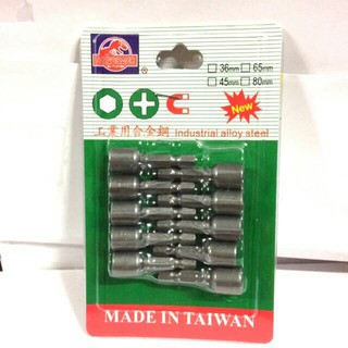 Bộ 10 đầu vít bắn tôn lục giác Taiwan