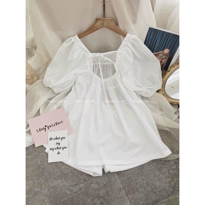 Set Đồ MARCH MALLOW SET thiết kế độc đáo tiểu thư style ullzang form babydoll