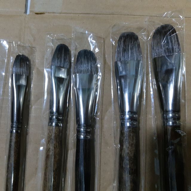 Cọ Vẽ Tranh Sơn Dầu,Acrylic Lông Chồn Bán Lẻ Đủ Size