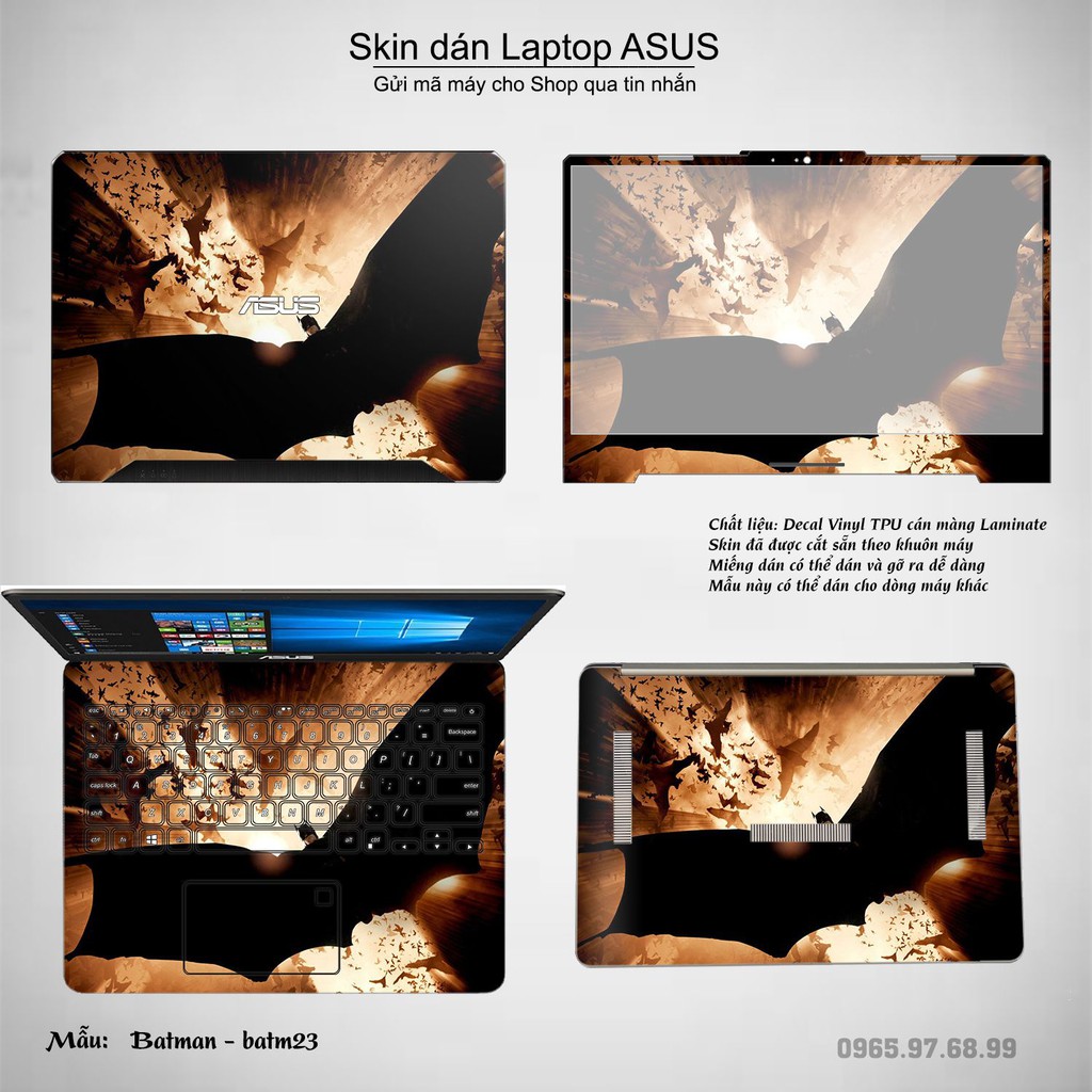 Skin dán Laptop Asus in hình Người dơin _nhiều mẫu 2 (inbox mã máy cho Shop)