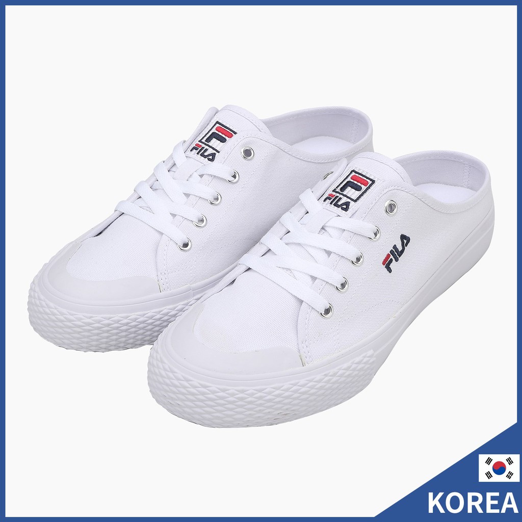 [FILA] Classic Kicks B Mule Lace, Slip On, Bloafer (Trắng, Đen, Màu be, Vàng, Xanh lục)