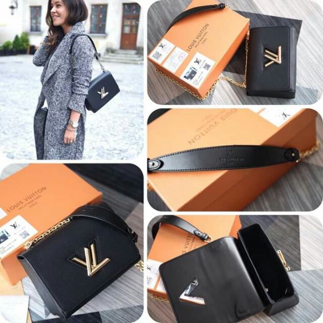 #LVTWIST MM spsl 
- Fullbox 
- Size: 24cm
-Chất liệu da tăm mềm - lót nhung cùng mầu vs túi kèm code & card