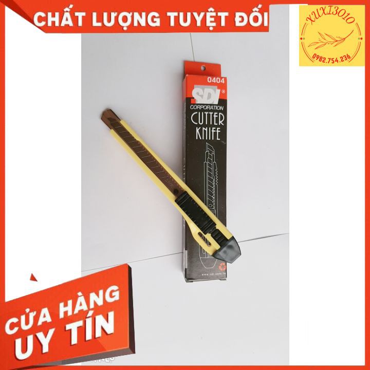 Dao Rọc Giấy,Dao Trổ SDI To (0423) ,Nhỏ (0404)Tặng Thêm Lưỡi Dao Thay Thế.