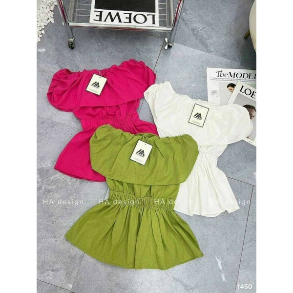 Áo Nữ Trễ Vai Lụa Thời Trang Diện Đi Chơi