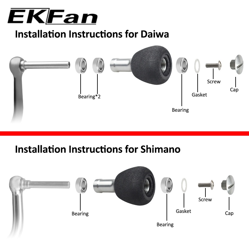 Tay Quay Cho Máy Câu Cá abu Daiwa Shimano