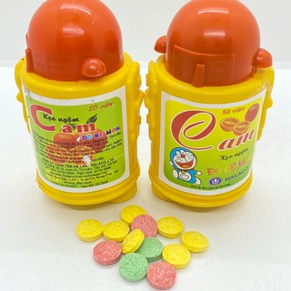 Kẹo ngậm doremon vị cam hộp 50 viên